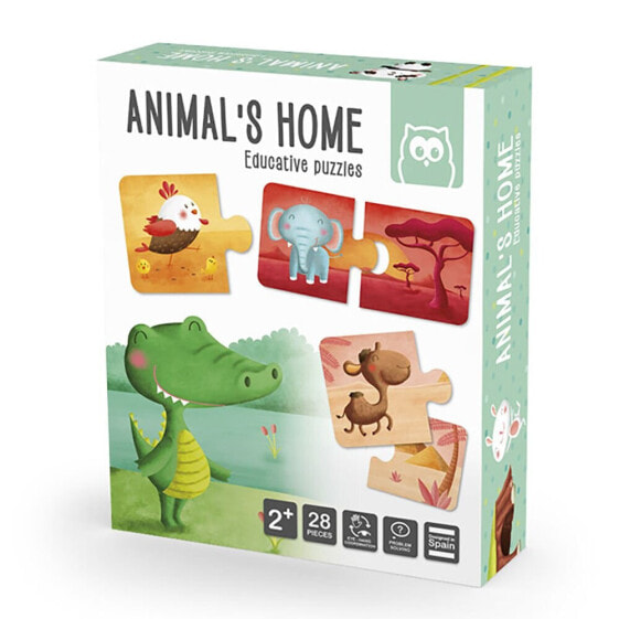 EUREKAKIDS Animals home educational puzzle