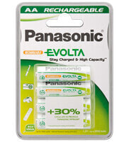 Panasonic 1x4 NiMH Mignon AA 1900 mAh Rechargeable - Rechargable Battery - Mignon (AA)