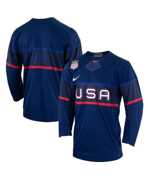 Men's Blue Team USA Hockey 2022 Winter Olympics Collection Jersey