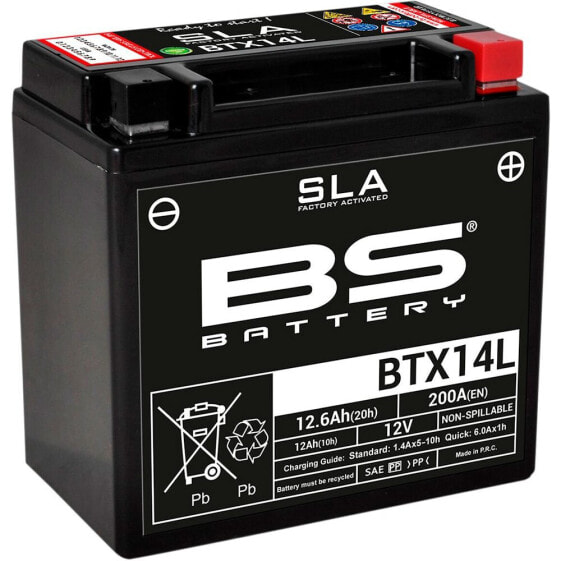 BS BATTERY BTX14L SLA 12V 200 A Battery