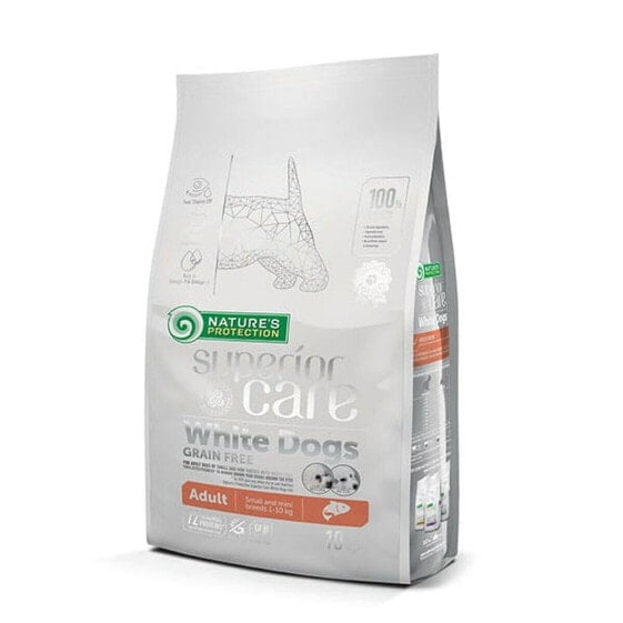 Fodder NATURE'S PROTECTION Superior Care White Dogs Salmon 10 kg