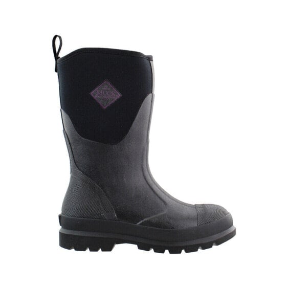 Muck Boot Chore Classic Mid Pull On Womens Black Casual Boots WCHM-000