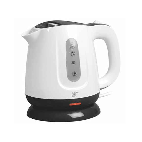 Электрический чайник Lafe CEG011.1 Белый Черный 1100 Вт 1 л