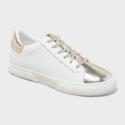 Women's Maddison Sneakers - A New Day Gold 8