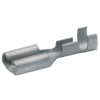 Klauke 18203 - Barrel terminal - Tin - Straight - Silver - Brass - 0.5 mm²