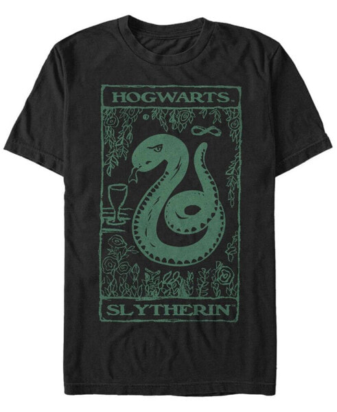 Men's Slytherin Tarot Short Sleeve Crew T-shirt