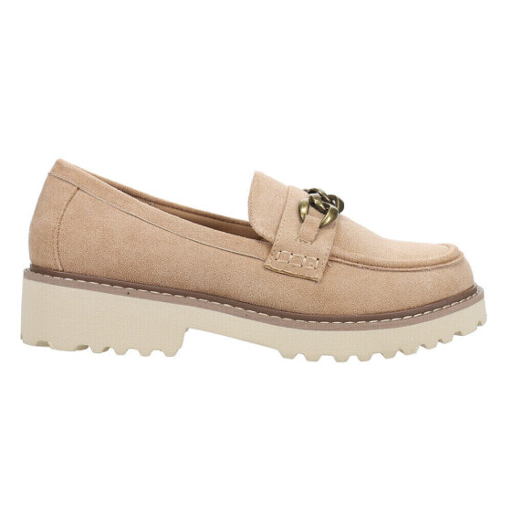 Corkys Literally Lug Sole Loafers Womens Beige 10-0123-CAFS