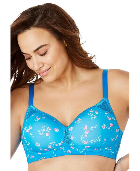 Plus Size Stay-Cool Wireless Wicking T-Shirt Bra