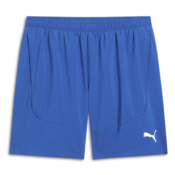 Puma Run Favorites Woven 7 Inch Athletic Shorts Mens Blue Casual Athletic Bottom