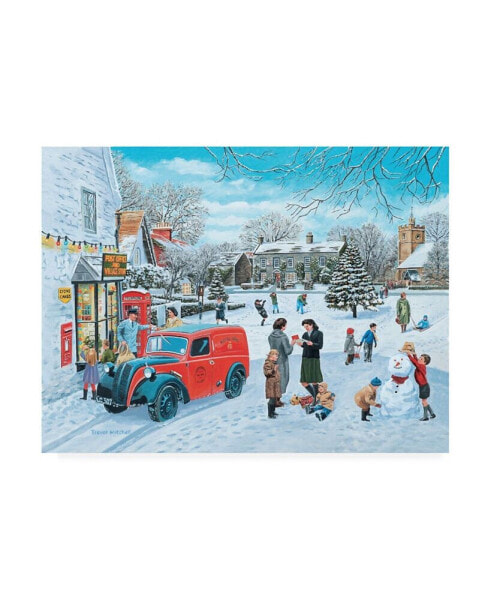 Trevor Mitchell A Village Christmas Canvas Art - 36.5" x 48"