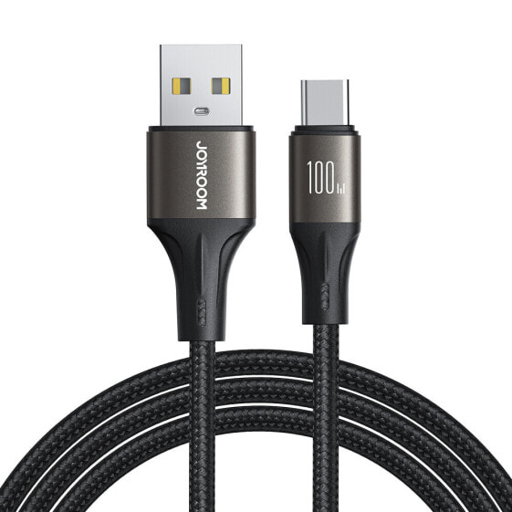 Kabel przewód Light-Speed Series USB-A - USB-C szybki transfer 100W 2m czarny