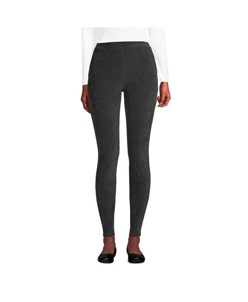 Women's Tall Sport Knit High Rise Corduroy Leggings