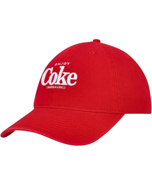 Men's Red Coca-Cola Ballpark Adjustable Hat