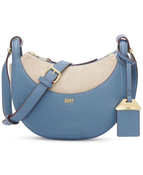 Barbara Small Crescent Crossbody Bag