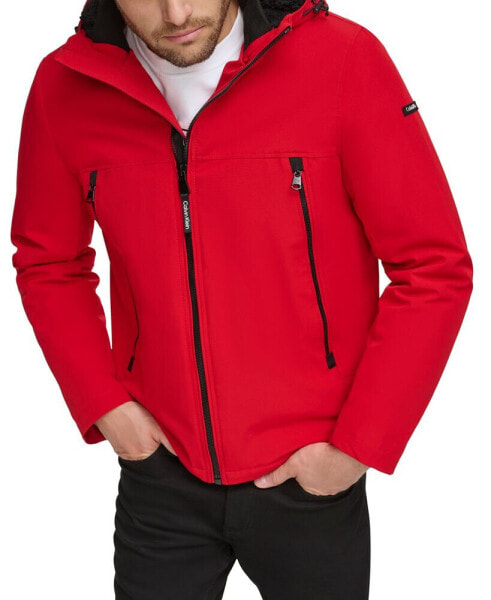 Men's Sherpa Lined Infinite Stretch Soft Shell Jacket