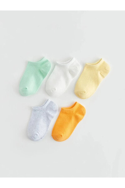 LCW baby Basic Erkek Bebek Patik Çorap 5'li