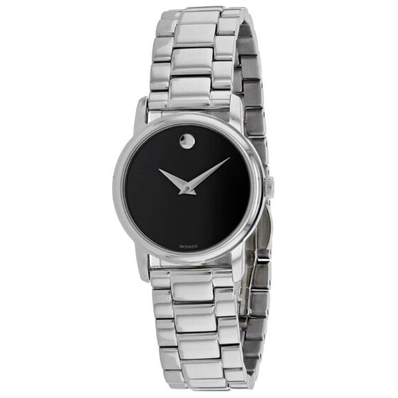 Movado Classic Museum Quartz Black Dial Ladies Watch 2100017