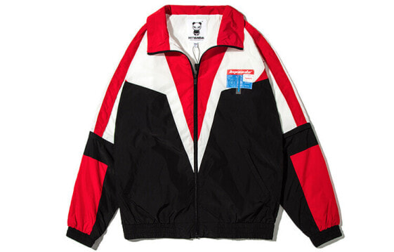 Куртка спортивная Hipanda модель Олимпийская мужская черного цвета