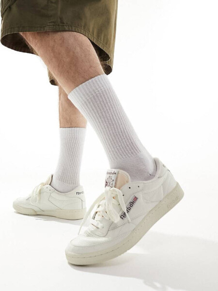 Reebok Club C 85 Vintage trainers in off white