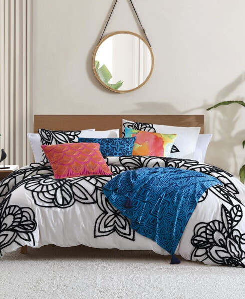 Wild Out Tufted Duvet Set, Full/Queen