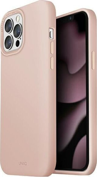 Чехол для смартфона Uniq Etui Lino Hue MagSafe Apple iPhone 13 Pro розовыйBufferData.
