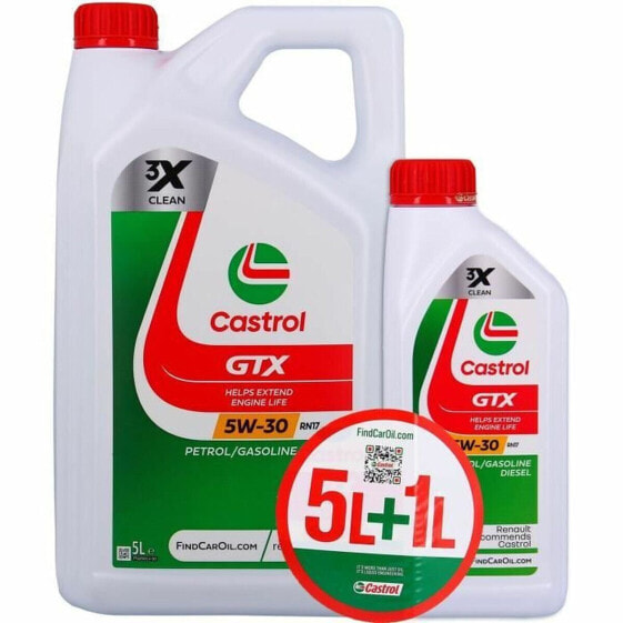 Автомобильное моторное масло Castrol GTX 5W 30 6 L