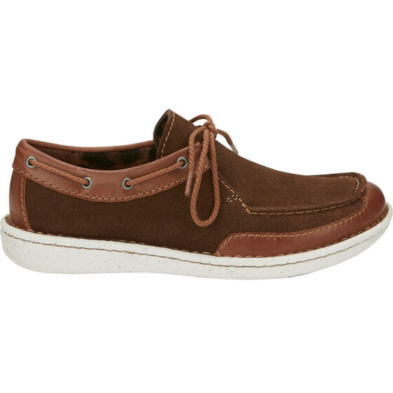 Туфли для лодок Justin Boots Boatie ChocolateTan для женщин, коричневые, повседневные
