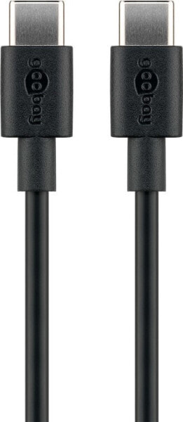 Wentronic 66316 - 0.5 m - USB C - USB C - USB 2.0 - Black