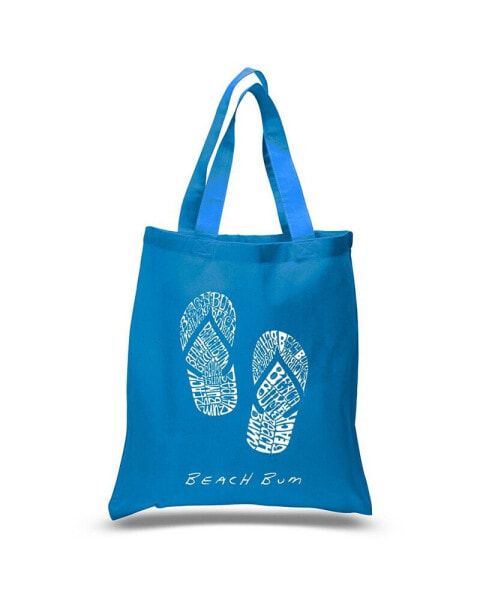 Beach Bum - Small Word Art Tote Bag