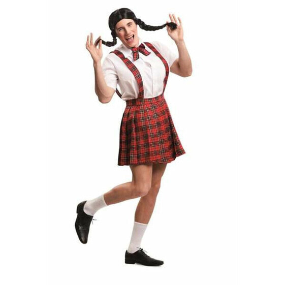 Costume for Adults My Other Me Men School Girl 3 Pieces