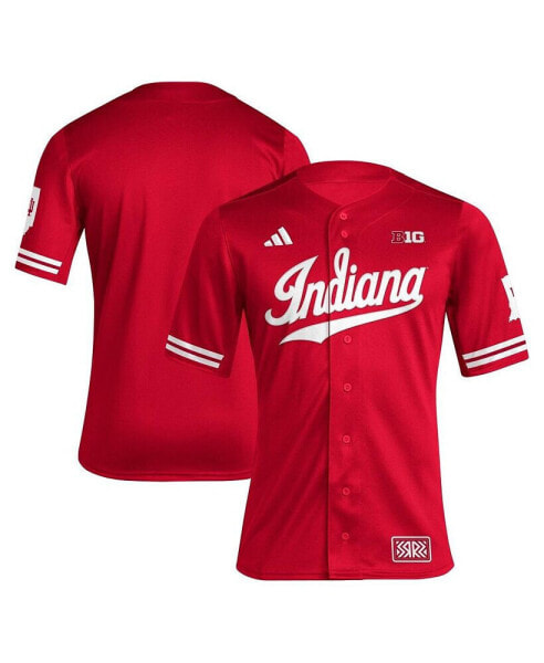 Men's Crimson Indiana Hoosiers Reverse Retro Replica Baseball Jersey