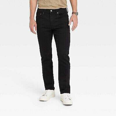 Men's Comfort Wear Slim Fit Jeans - Goodfellow & Co Black 40x32