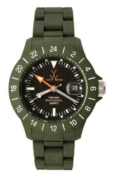 Toy Watch Unisex Men's Women's Hunter Green Jet Lag Plasteramic 40mm Watch