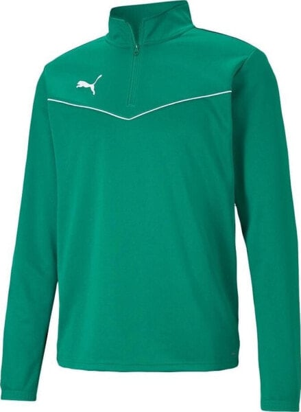 Puma Bluza męska Puma teamRISE 1 4 Zip Top Pepper Gre zielona 657394 05 S