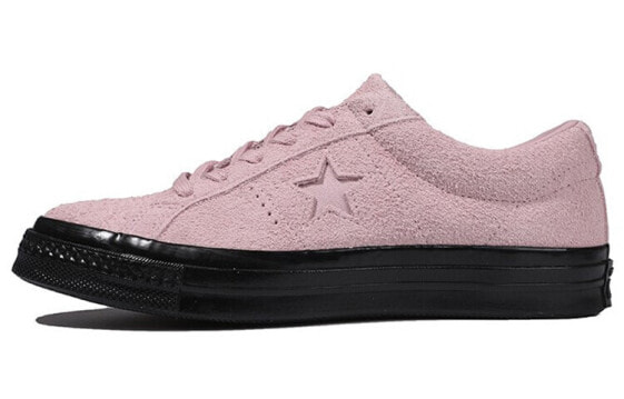 Кеды Converse one star скользкие и износостойкие низкие обувь для мужчин и женщин розового цвета 163374C