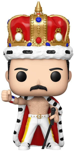 Funko Pop! Rocks: Freddie Mercury King - Queen - Vinyl Collectible Figure - Gift Idea - Official Merchandise - Toy for Children and Adults - Music Fans - Model Figure for Collectors and Display [Energy Class A]