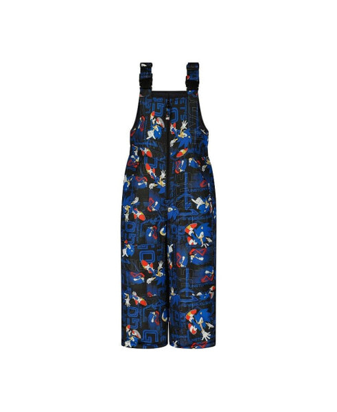 Toddler Boys Printed Bib Snow Pants