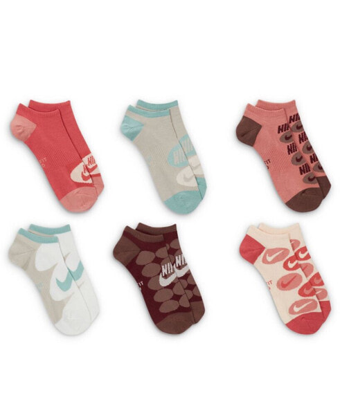 Unisex Everyday 6-Pk. Lightweight No-Show Training Socks