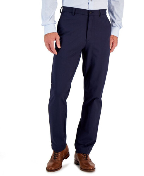 Men's Classic-Fit Cotton Stretch Performance Dress Pants