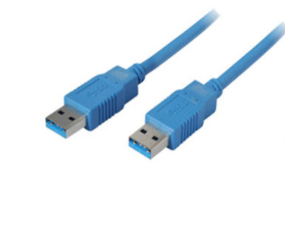 ShiverPeaks BS77032-1, 1.8 m, USB A, USB A, USB 3.2 Gen 1 (3.1 Gen 1), 5000 Mbit/s, Blue
