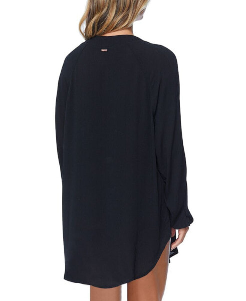 Juniors' Belize Beach Cover-Up Tunic Top