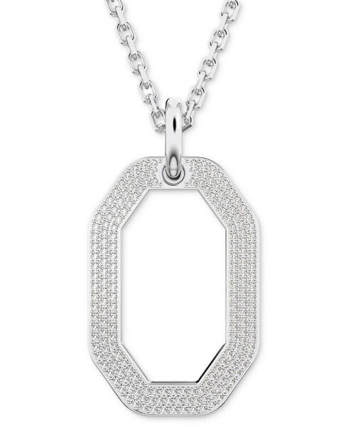 Dextera Crystal Pendant Necklace, 14-1/8" + 1-1/2" extender