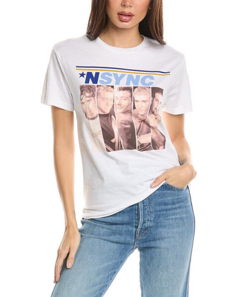 Goodie Two Sleeves Nsync T-Shirt Women's White S