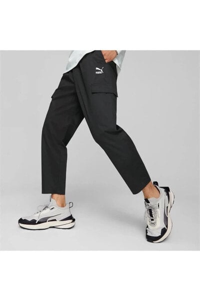 Брюки женские PUMA Classics Woven Pants Erkek Siyah Eşofman Altı 53560501