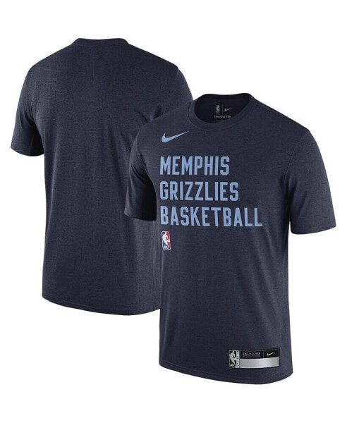 Men's Navy Memphis Grizzlies 2023/24 Sideline Legend Performance Practice T-shirt