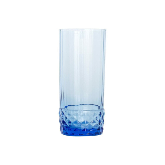 Набор стаканов Bormioli Rocco Америка'20s Синий 6 штук Стекло (490 мл)