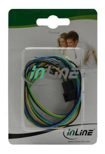 InLine Fan Cable Extension 4pin Molex male/female 0,70m