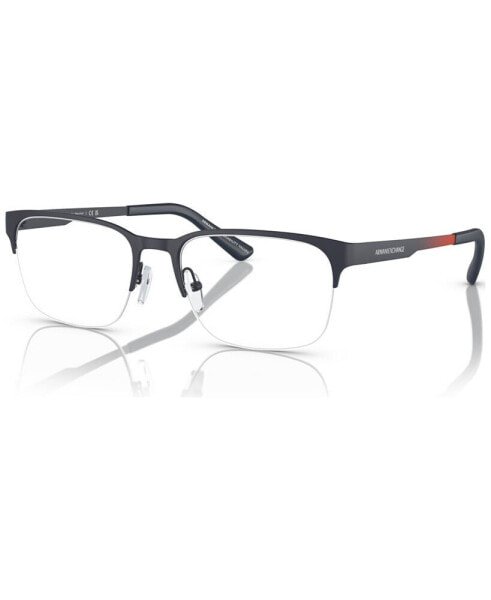 Men's Rectangle Eyeglasses, AX1060 55