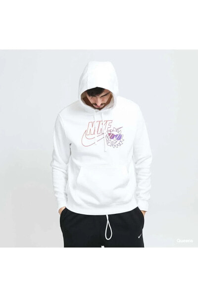 Толстовка Nike Sportswear Fleece Pullover Sunshine Graphic Hoodie Erkek Sweatshirt DN5200-100