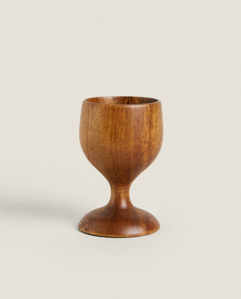 Wooden egg cup